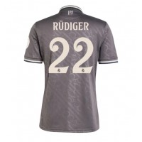 Real Madrid Antonio Rudiger #22 Tredjeställ 2024-25 Kortärmad